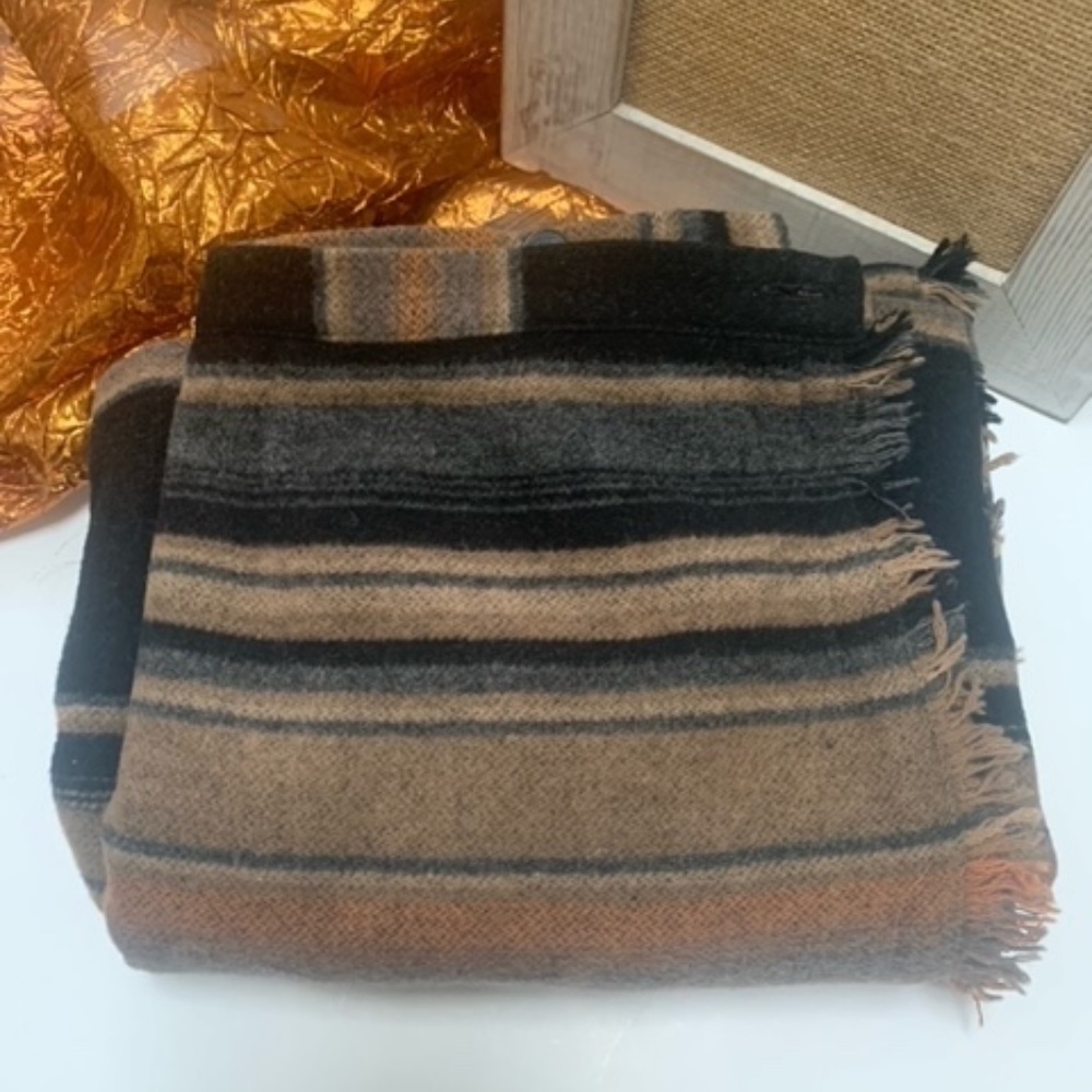 Rafaella Full Length Wool Skirt in  Earth Tones